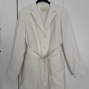 Amanda Uprichard Cream Blazer with Belt